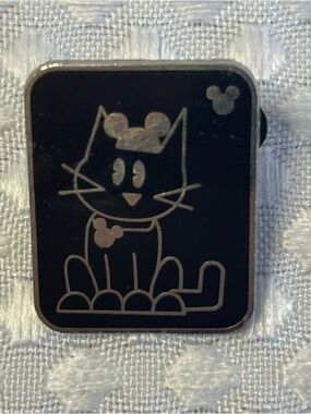 Disney Hidden Mickey Pin Figaro Cat Series 5 of 5  Year 2008 Excellent #662